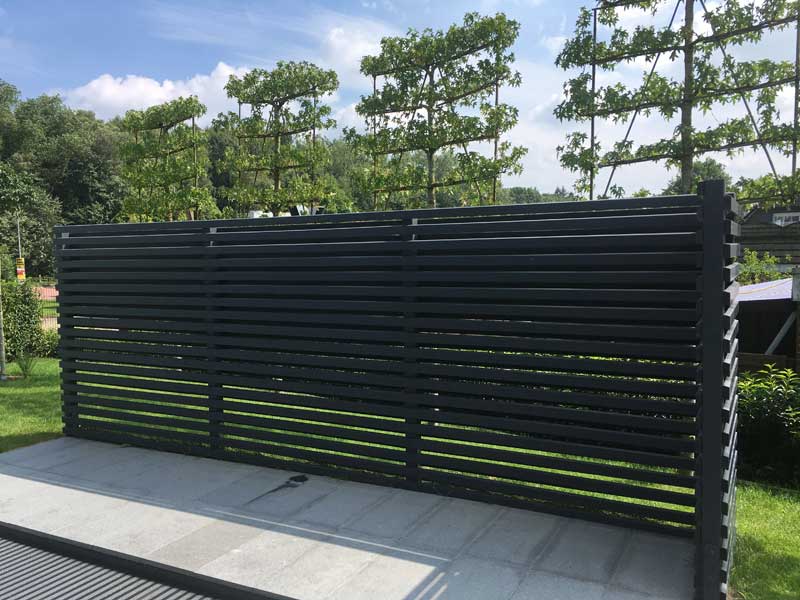 Sichtschutz Terrasse Holzelemente