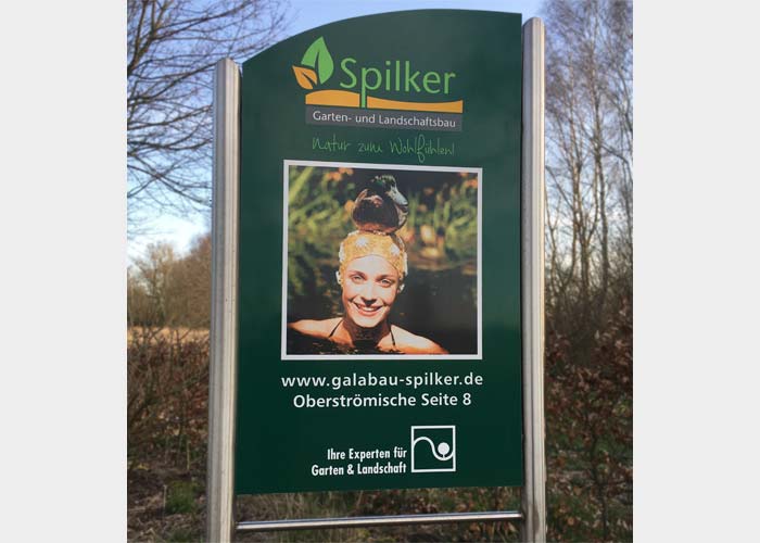 Hinweisschild Spilker